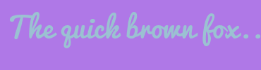 Image with Font Color 9BC1D2 and Background Color AF78E7
